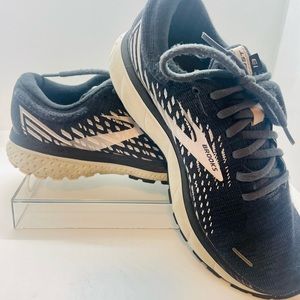 Brooks Womens Ghost 13 Dark Blue Gray Running Shoes Size 8